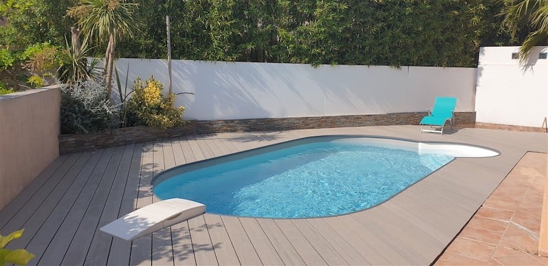 Terrasse en bois composite sable neowood