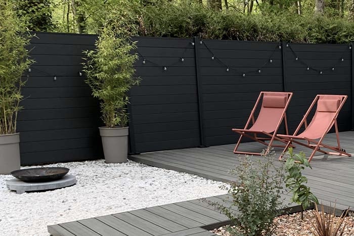 terrasse zen en bois composite couleur anthra terrasse zen en bois composite couleur anthra